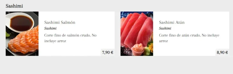 I CAN SUSHI Menú Precios España  (Actualizada 2024)